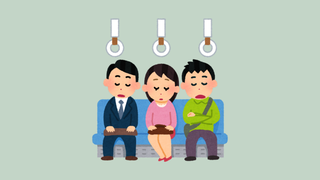 Sleep on the Train in Japan