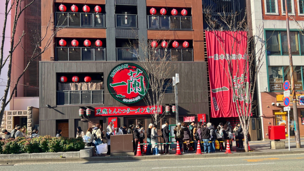 Main Ichiran ramen store in Fukuoka