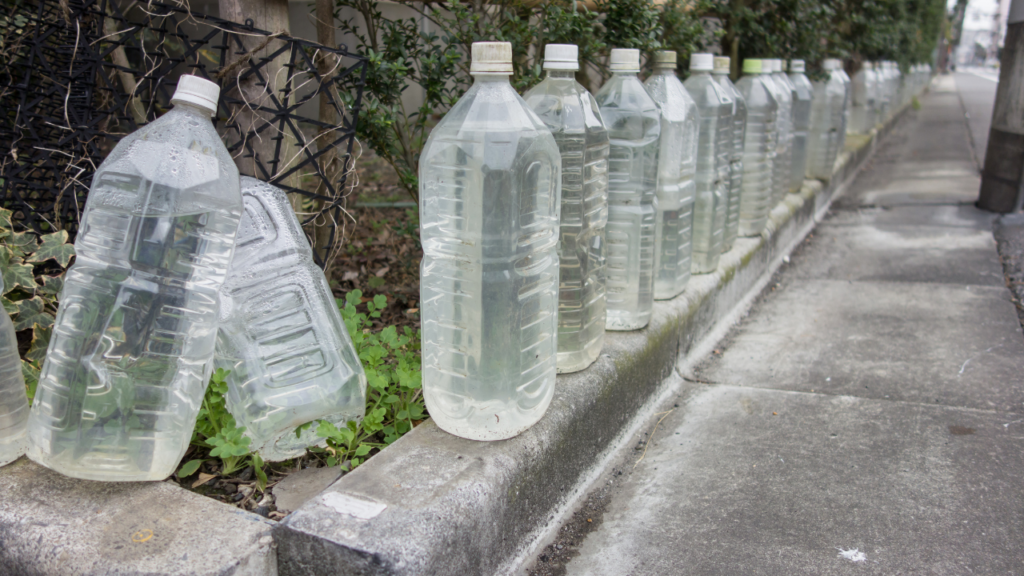 Plastic Bottles on Streets