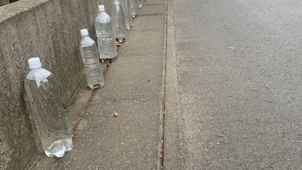 Plastic Bottles on Streets
