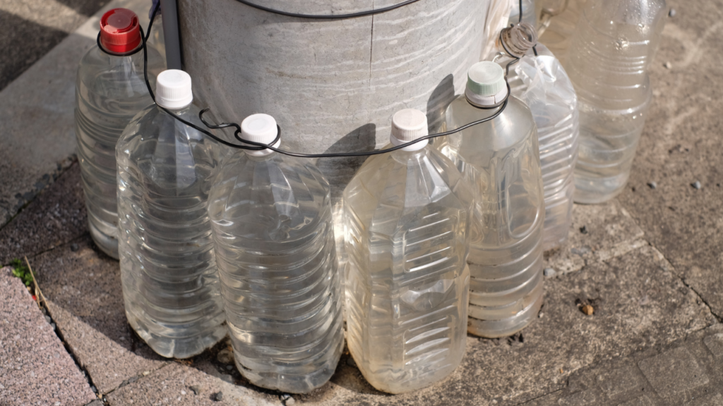 Plastic Bottles on Streets