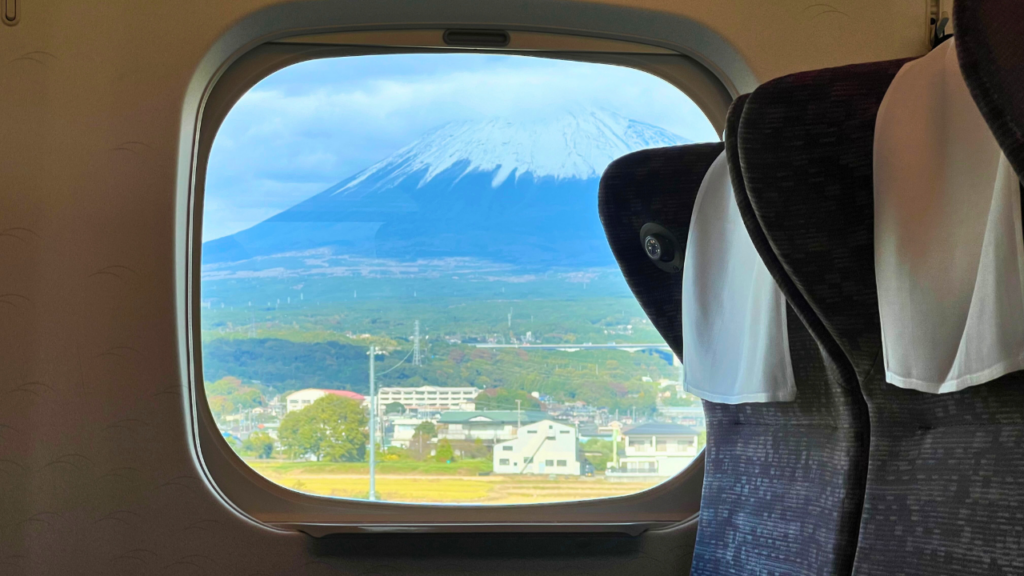 Mount Fuji from the Shinkansen