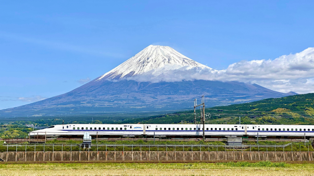 Mount Fuji from the Shinkansen