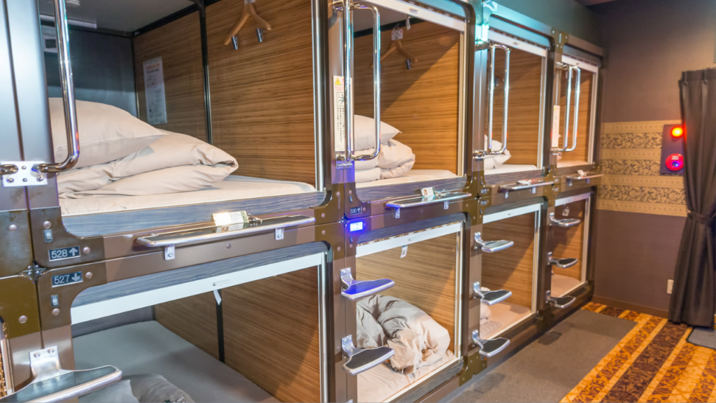 Capsule Hotel in Japan
