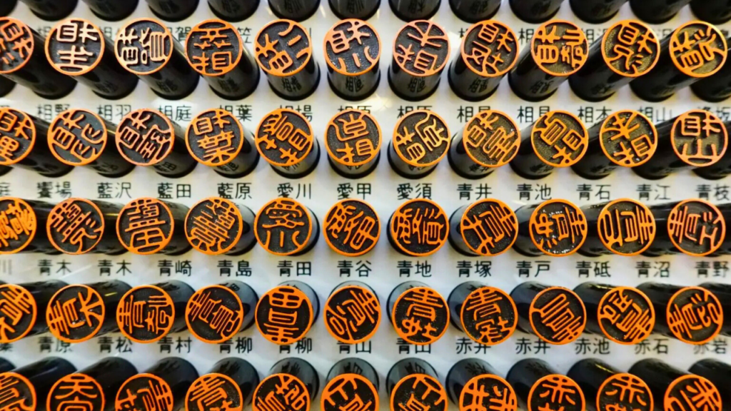 Custom hanko