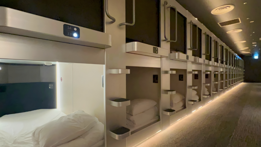 Capsule Hotel in Japan